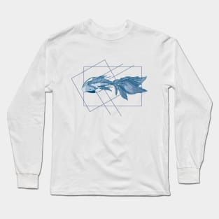 Blue Koi Long Sleeve T-Shirt